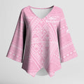 Custom New Zealand Basketball Indigenous Kimono Sleeve Blouse - Aussie Hoodie