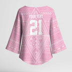 Custom New Zealand Basketball Indigenous Kimono Sleeve Blouse - Aussie Hoodie