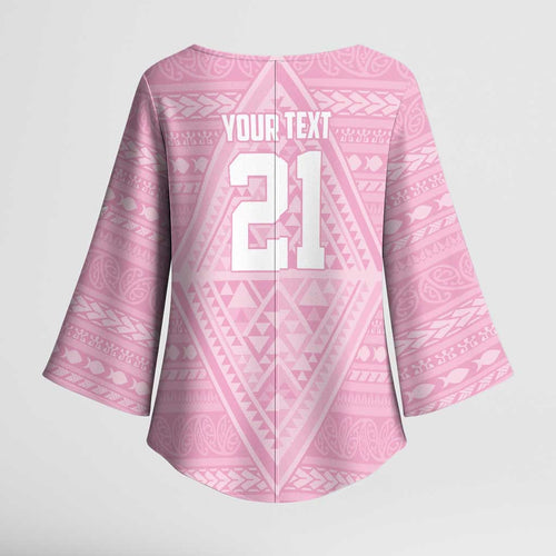 Custom New Zealand Basketball Indigenous Kimono Sleeve Blouse - Aussie Hoodie