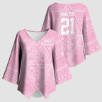 Custom New Zealand Basketball Indigenous Kimono Sleeve Blouse - Aussie Hoodie