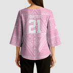 Custom New Zealand Basketball Indigenous Kimono Sleeve Blouse - Aussie Hoodie