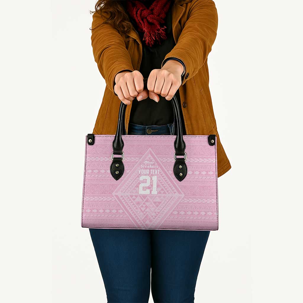 Custom New Zealand Basketball Indigenous Leather Bag - Aussie Hoodie