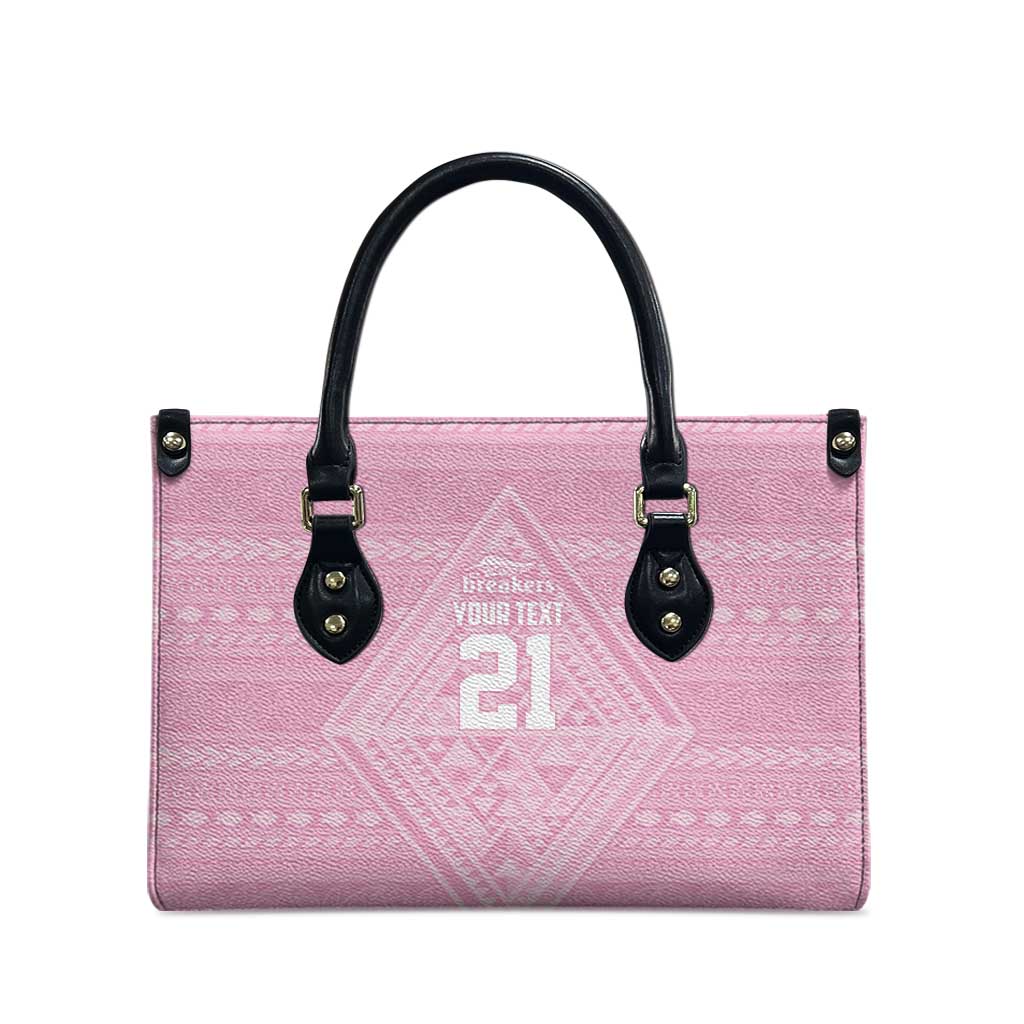 Custom New Zealand Basketball Indigenous Leather Bag - Aussie Hoodie
