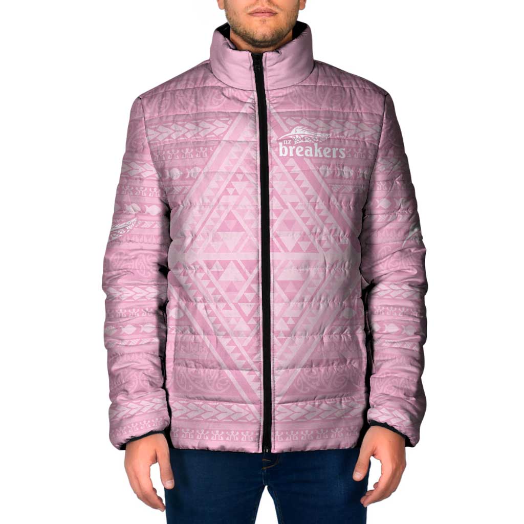 Custom New Zealand Basketball Indigenous Padded Jacket - Aussie Hoodie