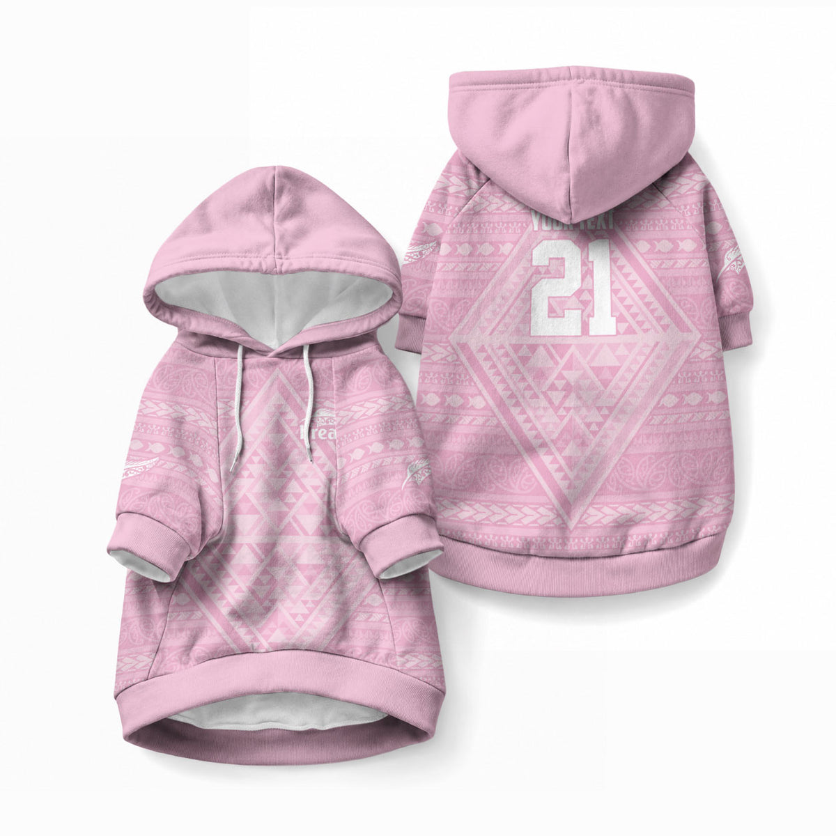 Custom New Zealand Basketball Indigenous Pet Hoodie