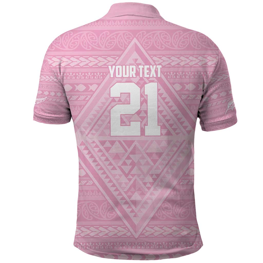 Custom New Zealand Basketball Indigenous Polo Shirt - Aussie Hoodie