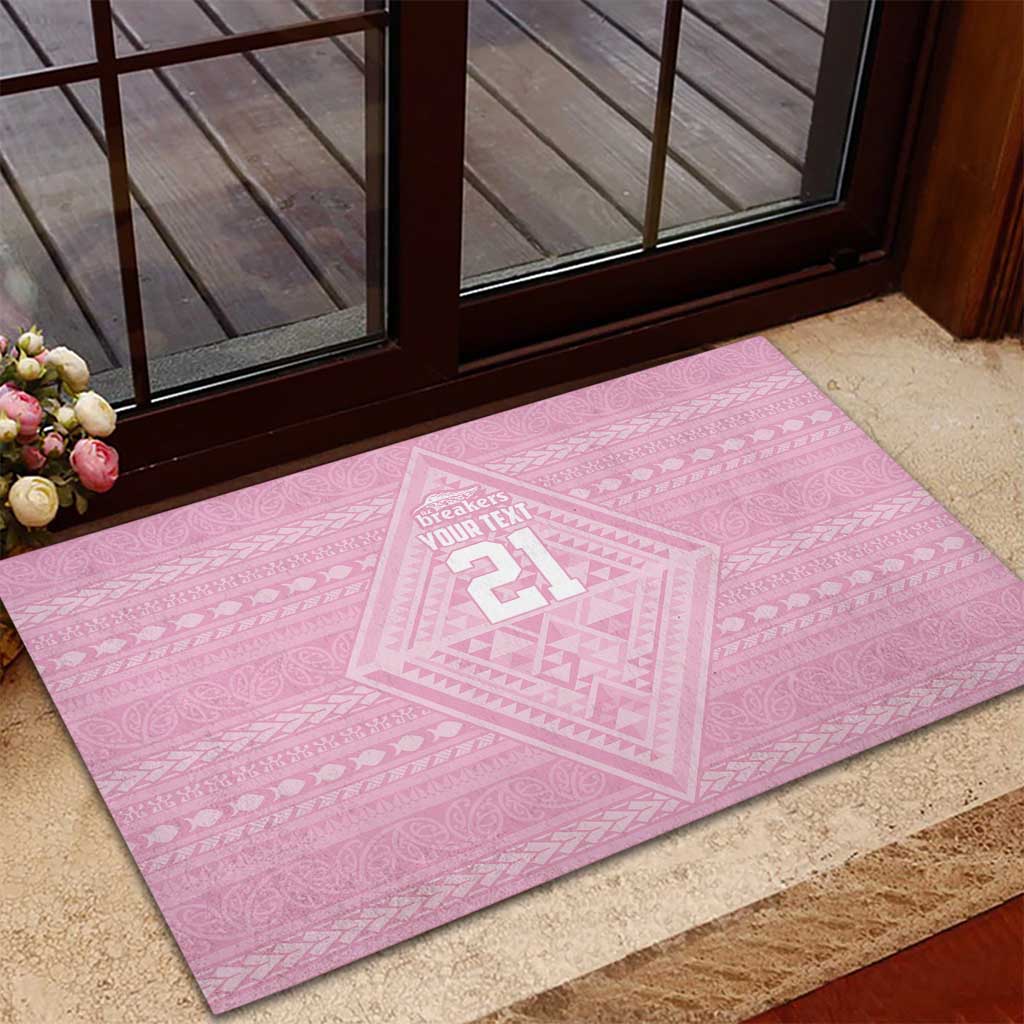 Custom New Zealand Basketball Indigenous Rubber Doormat - Aussie Hoodie