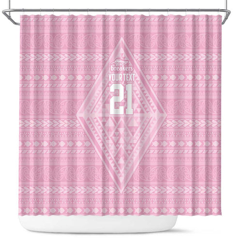 Custom New Zealand Basketball Indigenous Shower Curtain - Aussie Hoodie