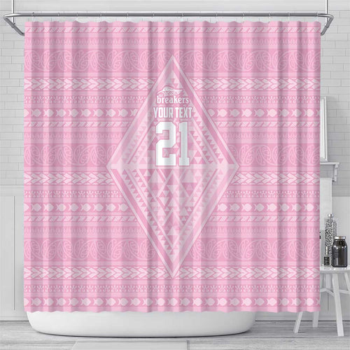 Custom New Zealand Basketball Indigenous Shower Curtain - Aussie Hoodie