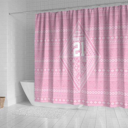 Custom New Zealand Basketball Indigenous Shower Curtain - Aussie Hoodie