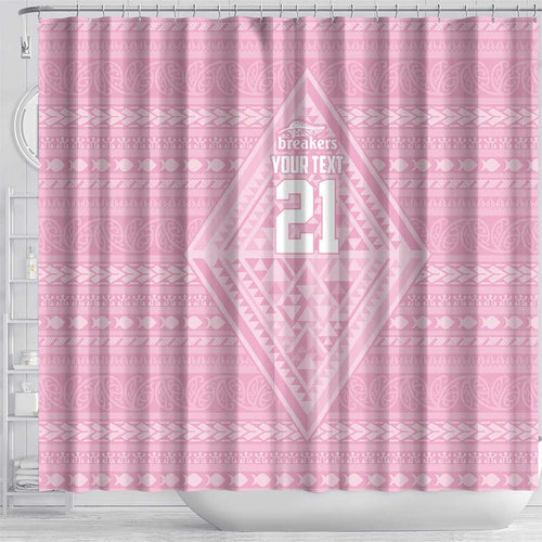 Custom New Zealand Basketball Indigenous Shower Curtain - Aussie Hoodie