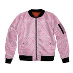 Custom New Zealand Basketball Indigenous Sleeve Zip Bomber Jacket - Aussie Hoodie