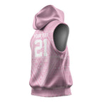 Custom New Zealand Basketball Indigenous Sleeveless Hoodie - Aussie Hoodie