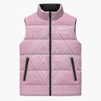 Custom New Zealand Basketball Indigenous Sleeveless Puffer Jacket - Aussie Hoodie