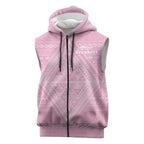 Custom New Zealand Basketball Indigenous Sleeveless Zip Hoodie LT9