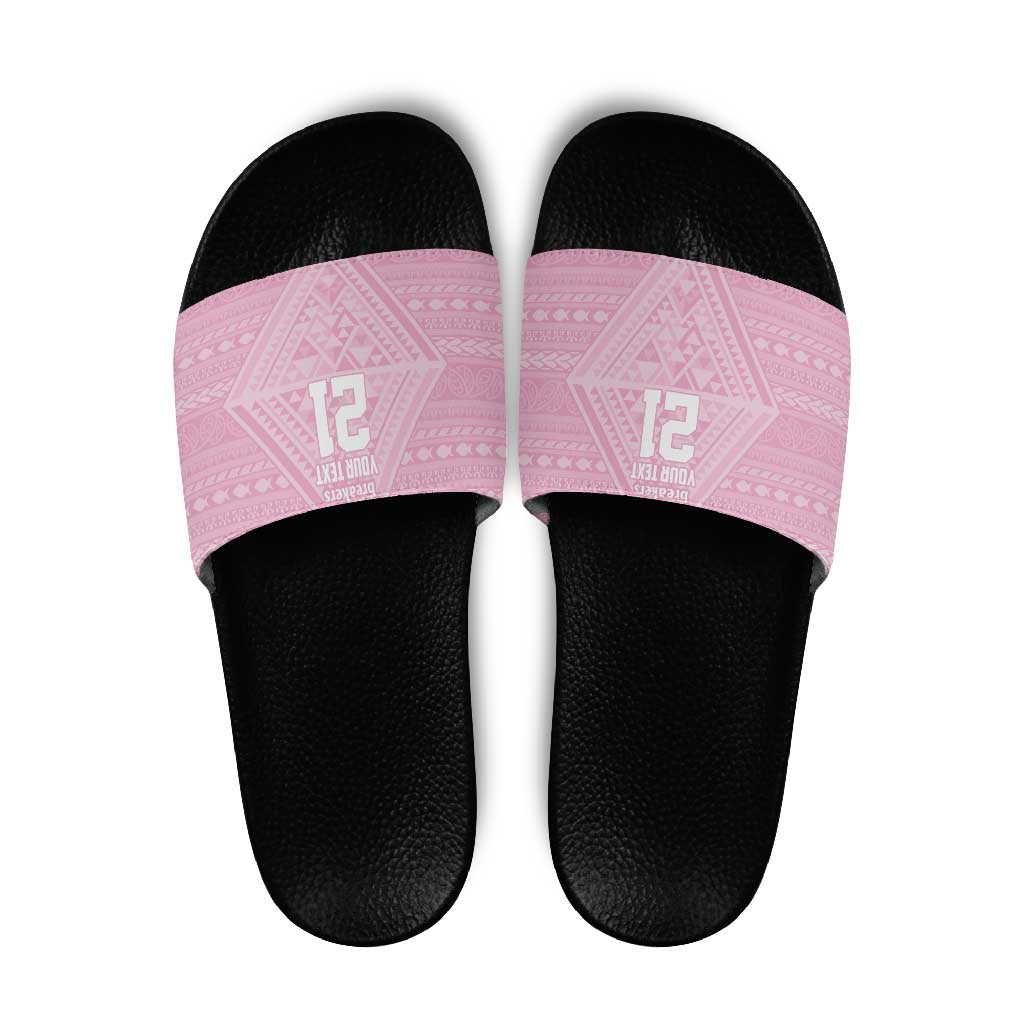 Custom New Zealand Basketball Indigenous Slide Sandals - Aussie Hoodie