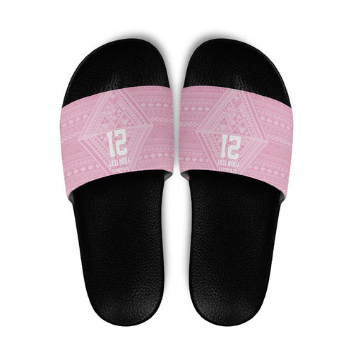 Custom New Zealand Basketball Indigenous Slide Sandals - Aussie Hoodie