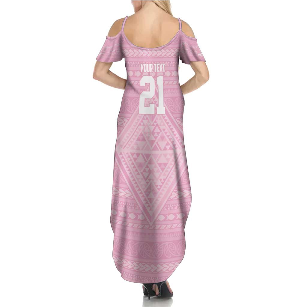 Custom New Zealand Basketball Indigenous Summer Maxi Dress - Aussie Hoodie