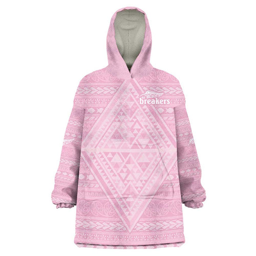 Custom New Zealand Basketball Indigenous Wearable Blanket Hoodie - Aussie Hoodie