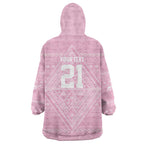 Custom New Zealand Basketball Indigenous Wearable Blanket Hoodie - Aussie Hoodie