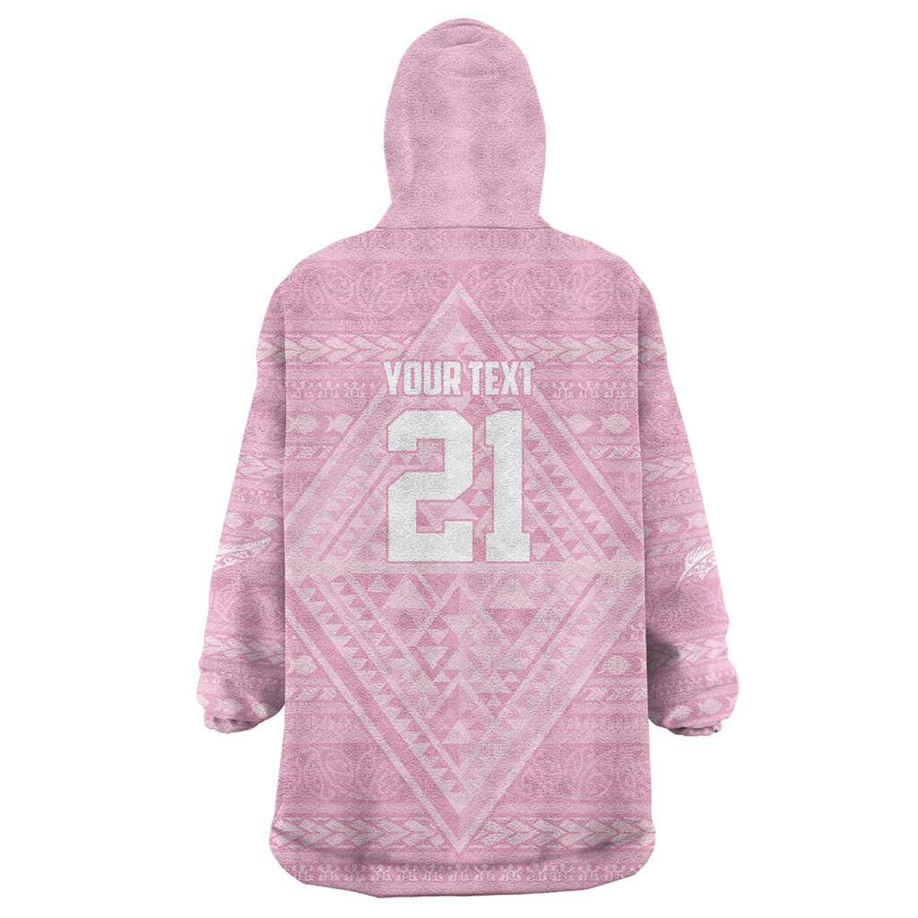 Custom New Zealand Basketball Indigenous Wearable Blanket Hoodie - Aussie Hoodie