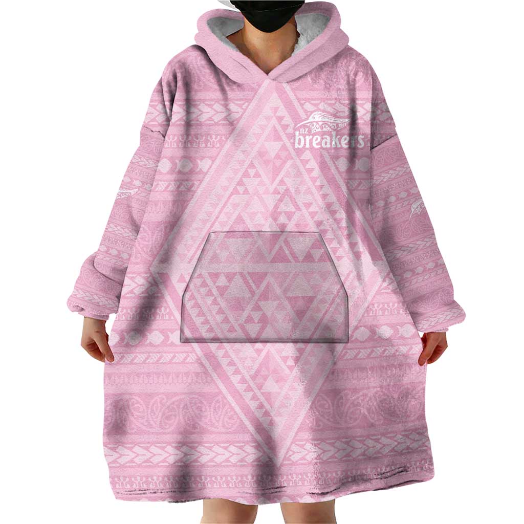 Custom New Zealand Basketball Indigenous Wearable Blanket Hoodie - Aussie Hoodie