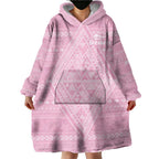 Custom New Zealand Basketball Indigenous Wearable Blanket Hoodie - Aussie Hoodie