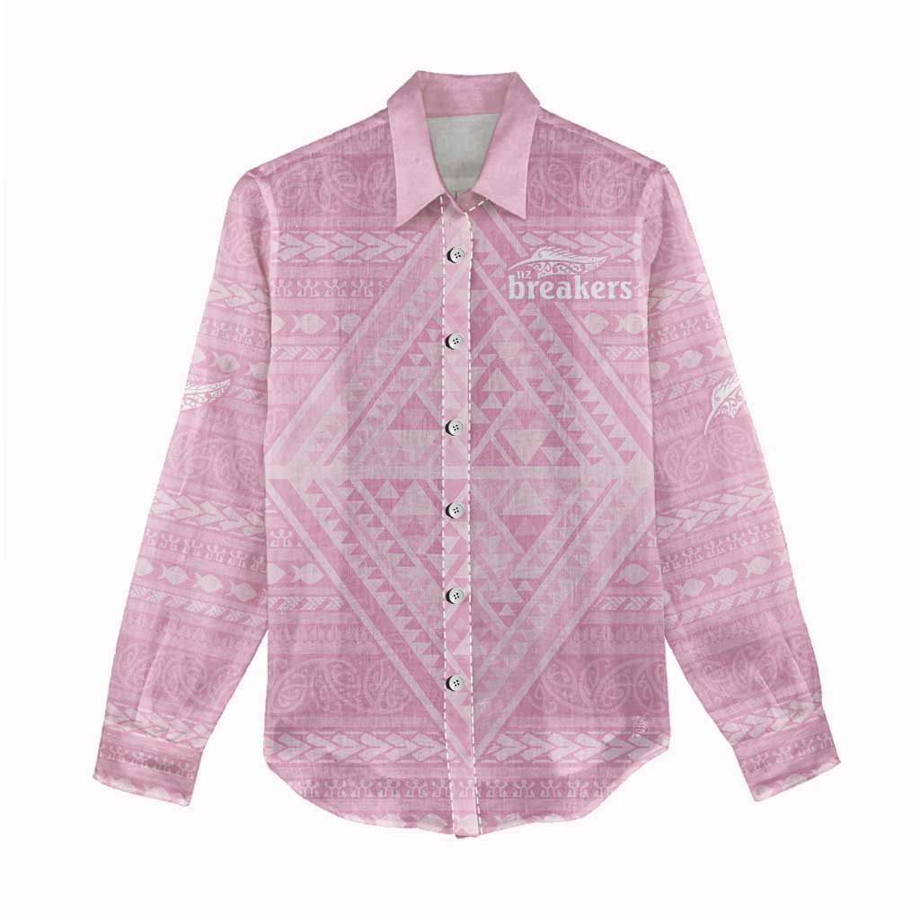 Custom New Zealand Basketball Indigenous Women Casual Shirt - Aussie Hoodie