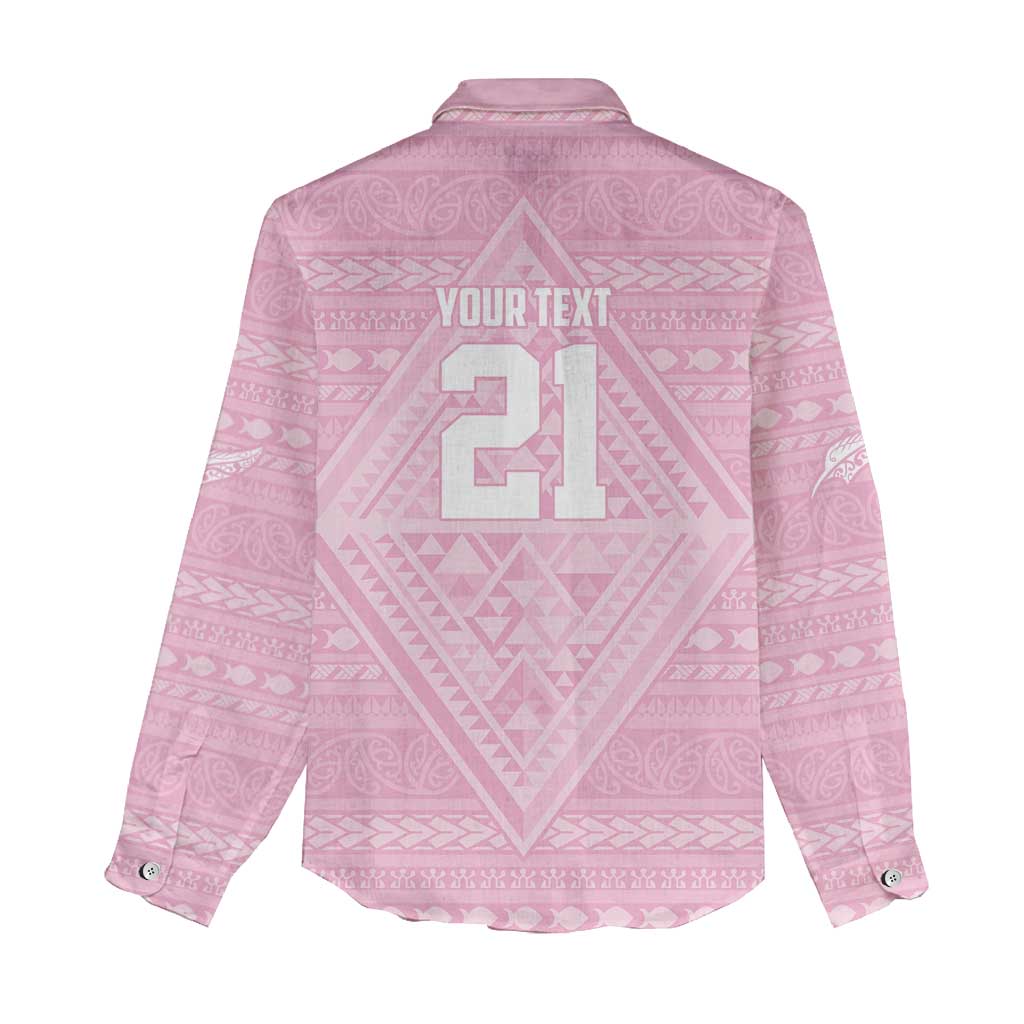 Custom New Zealand Basketball Indigenous Women Casual Shirt - Aussie Hoodie
