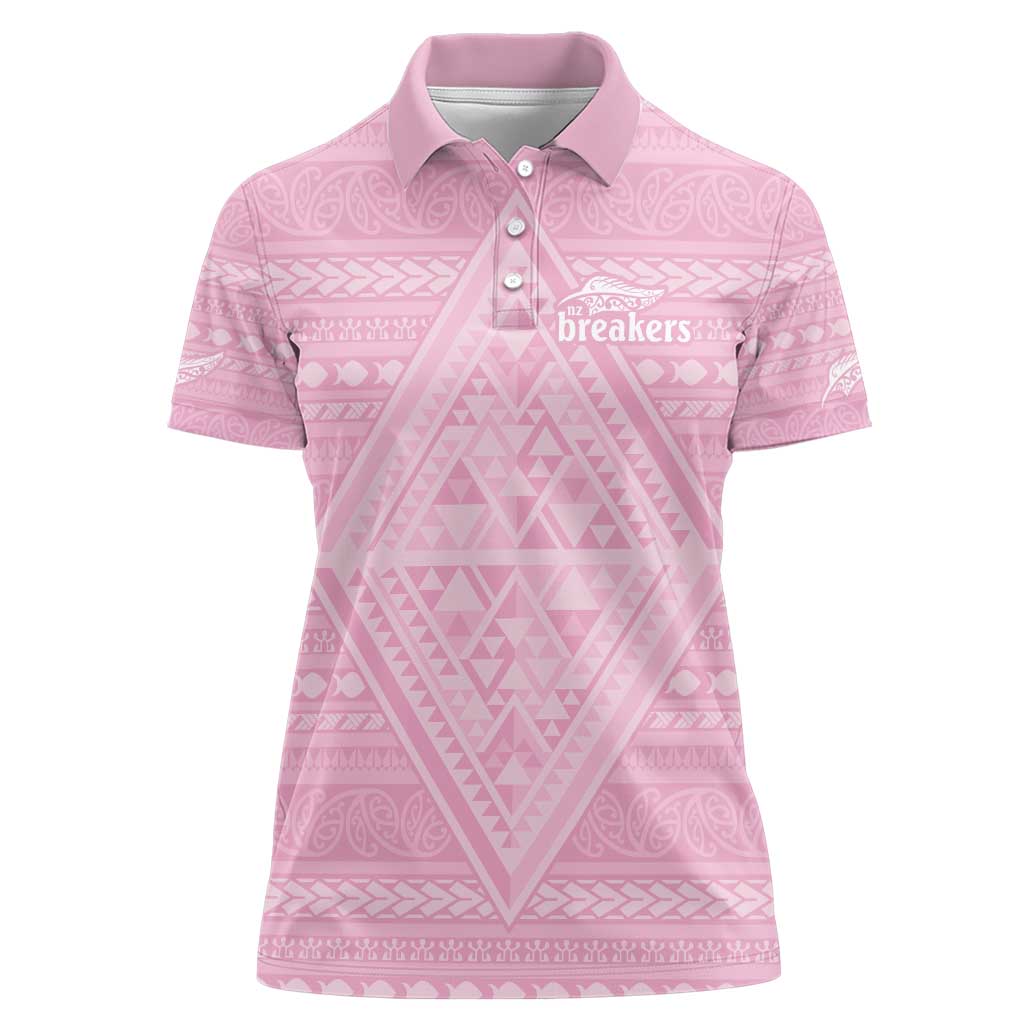 Custom New Zealand Basketball Indigenous Women Polo Shirt - Aussie Hoodie