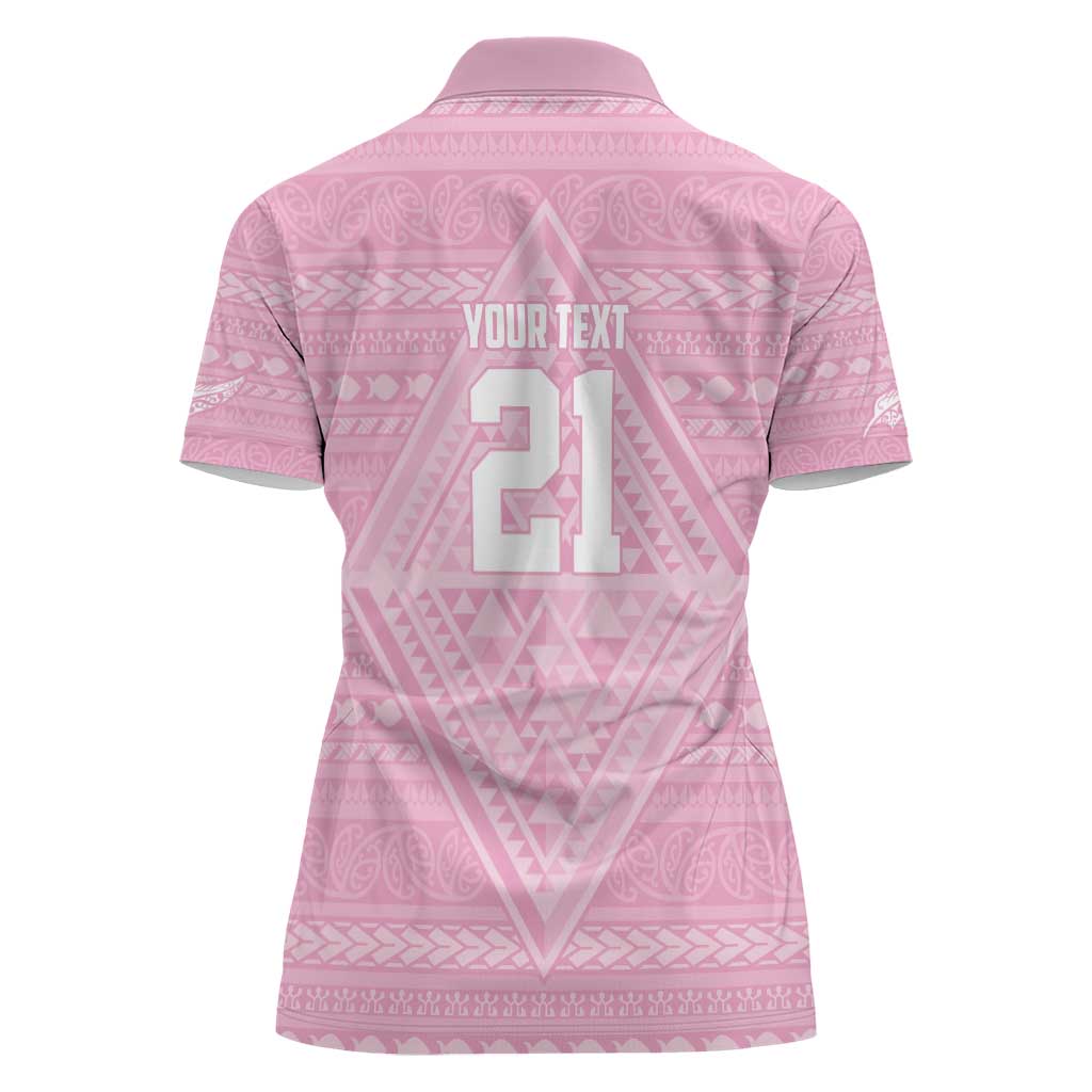 Custom New Zealand Basketball Indigenous Women Polo Shirt - Aussie Hoodie