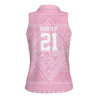 Custom New Zealand Basketball Indigenous Women Sleeveless Polo Shirt - Aussie Hoodie