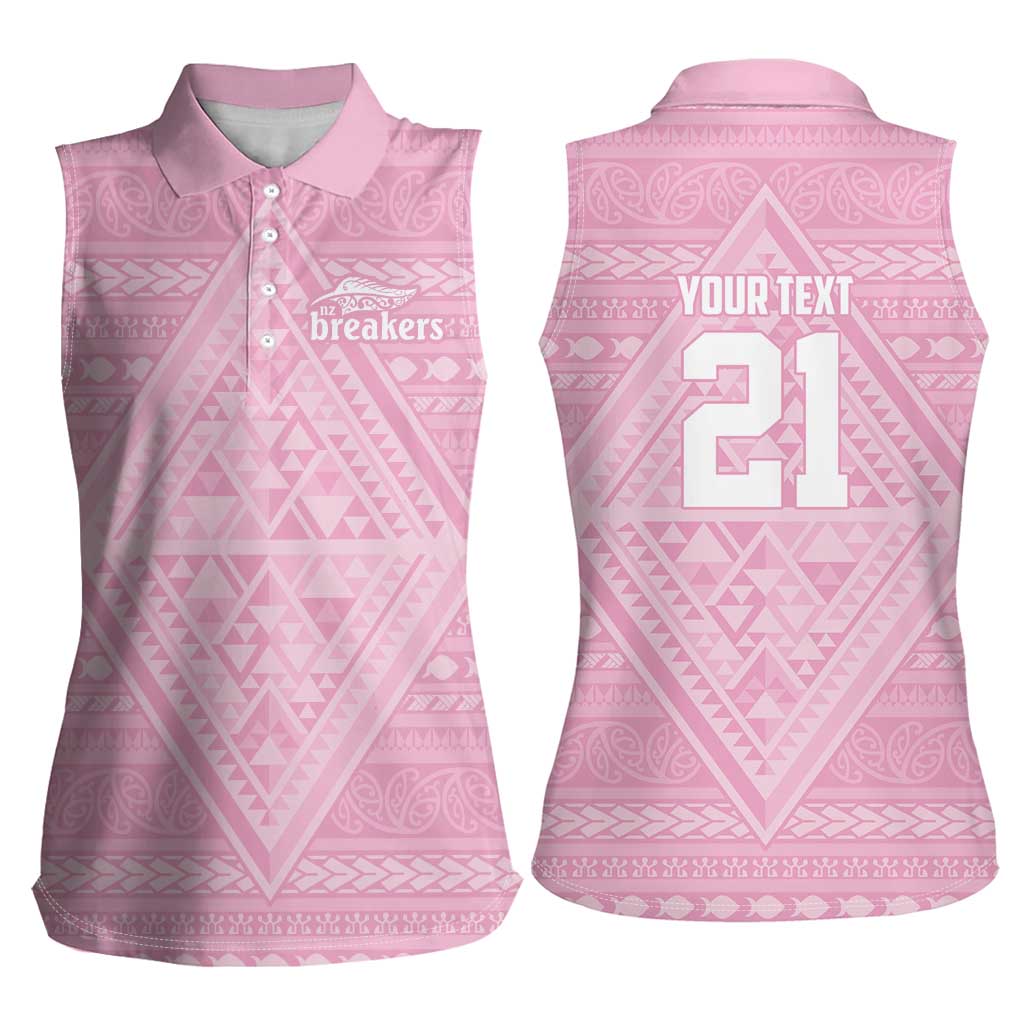 Custom New Zealand Basketball Indigenous Women Sleeveless Polo Shirt - Aussie Hoodie