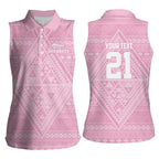 Custom New Zealand Basketball Indigenous Women Sleeveless Polo Shirt - Aussie Hoodie