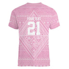 Custom New Zealand Basketball Indigenous Women V-Neck T-Shirt - Aussie Hoodie