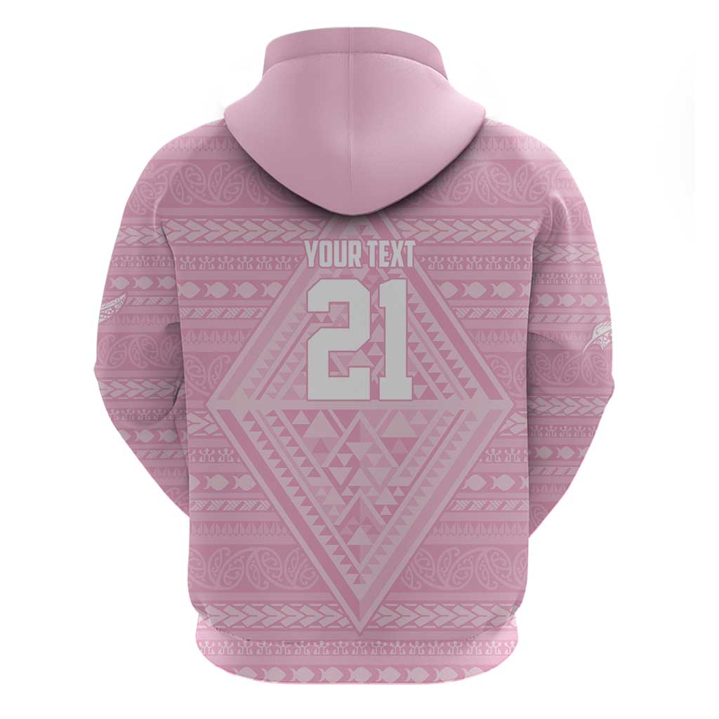 Custom New Zealand Basketball Indigenous Zip Hoodie - Aussie Hoodie