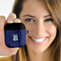 Custom Basketball New Zealand AirPods Case Blue Maori Ta Moko Indigenous - Aussie Hoodie