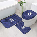 Custom Basketball New Zealand Bathroom Set Blue Maori Ta Moko Indigenous - Aussie Hoodie