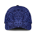 Basketball New Zealand Classic Cap Blue Maori Ta Moko Indigenous - Aussie Hoodie