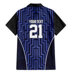 Custom Basketball New Zealand Family Matching Mermaid Dress and Hawaiian Shirt Blue Maori Ta Moko Indigenous - Aussie Hoodie