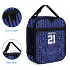 Custom Basketball New Zealand Lunch Bag Blue Maori Ta Moko Indigenous