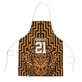 Custom Basketball New Zealand Apron Gold Maori Ta Moko Indigenous - Aussie Hoodie
