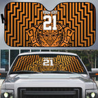 Custom Basketball New Zealand Auto Sun Shade Gold Maori Ta Moko Indigenous - Aussie Hoodie