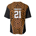 Custom Basketball New Zealand Baseball Jersey Gold Maori Ta Moko Indigenous - Aussie Hoodie