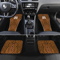 Custom Basketball New Zealand Car Mats Gold Maori Ta Moko Indigenous - Aussie Hoodie