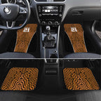 Custom Basketball New Zealand Car Mats Gold Maori Ta Moko Indigenous - Aussie Hoodie