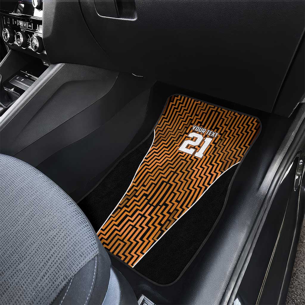 Custom Basketball New Zealand Car Mats Gold Maori Ta Moko Indigenous - Aussie Hoodie