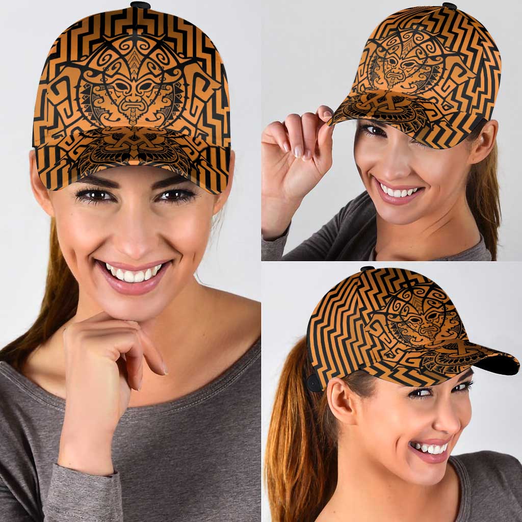 Basketball New Zealand Classic Cap Gold Maori Ta Moko Indigenous - Aussie Hoodie