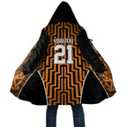 Custom Basketball New Zealand Cloak Gold Maori Ta Moko Indigenous - Aussie Hoodie