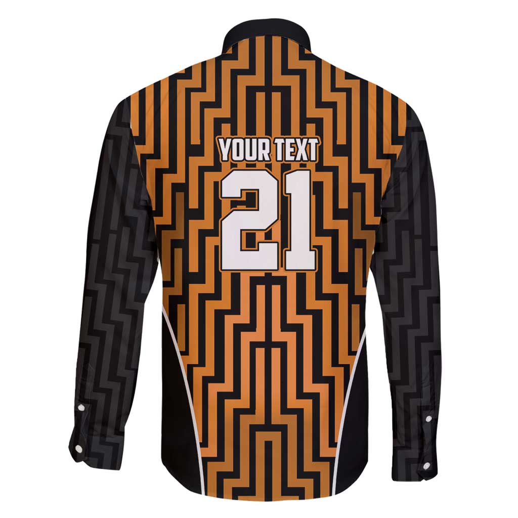 Custom Basketball New Zealand Family Matching Long Sleeve Bodycon Dress and Hawaiian Shirt Gold Maori Ta Moko Indigenous - Aussie Hoodie